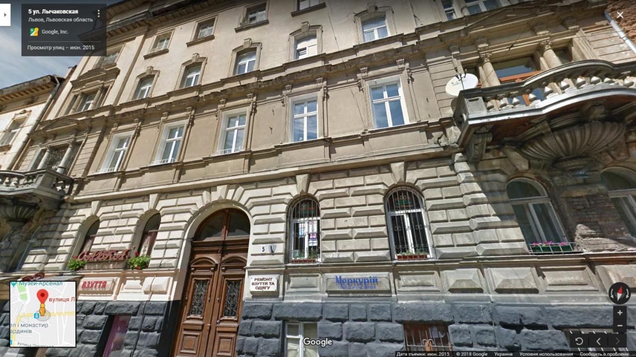 Loft Apartment In Old Lviv Ac Fireplace Exterior foto